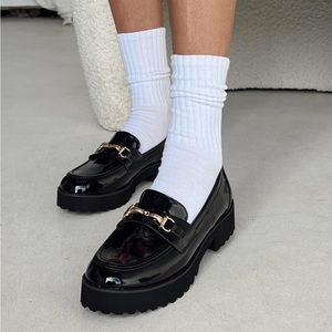 Princess Polly Black Loafers!